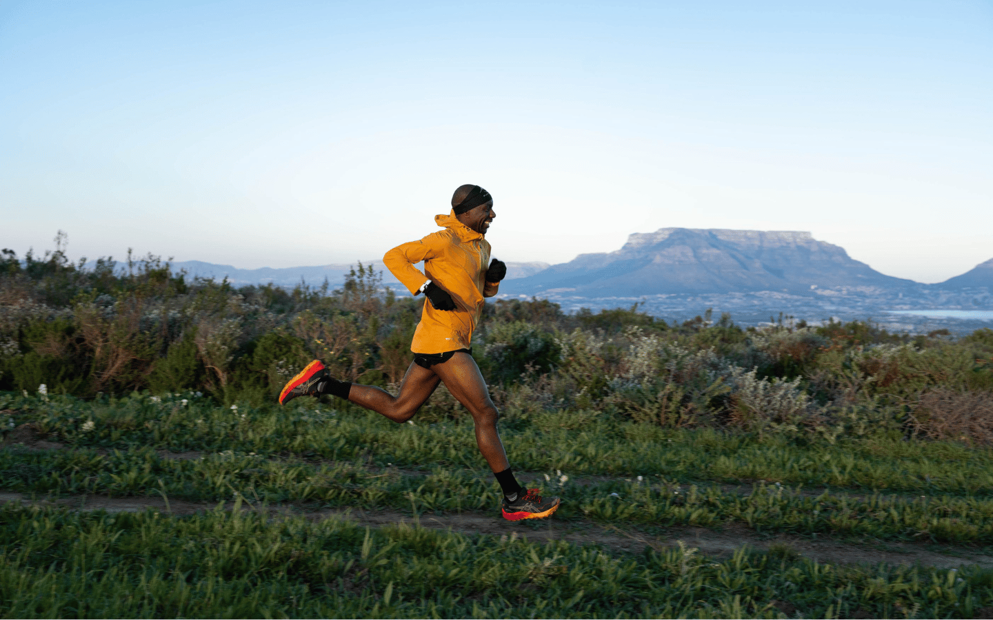 athlete running
